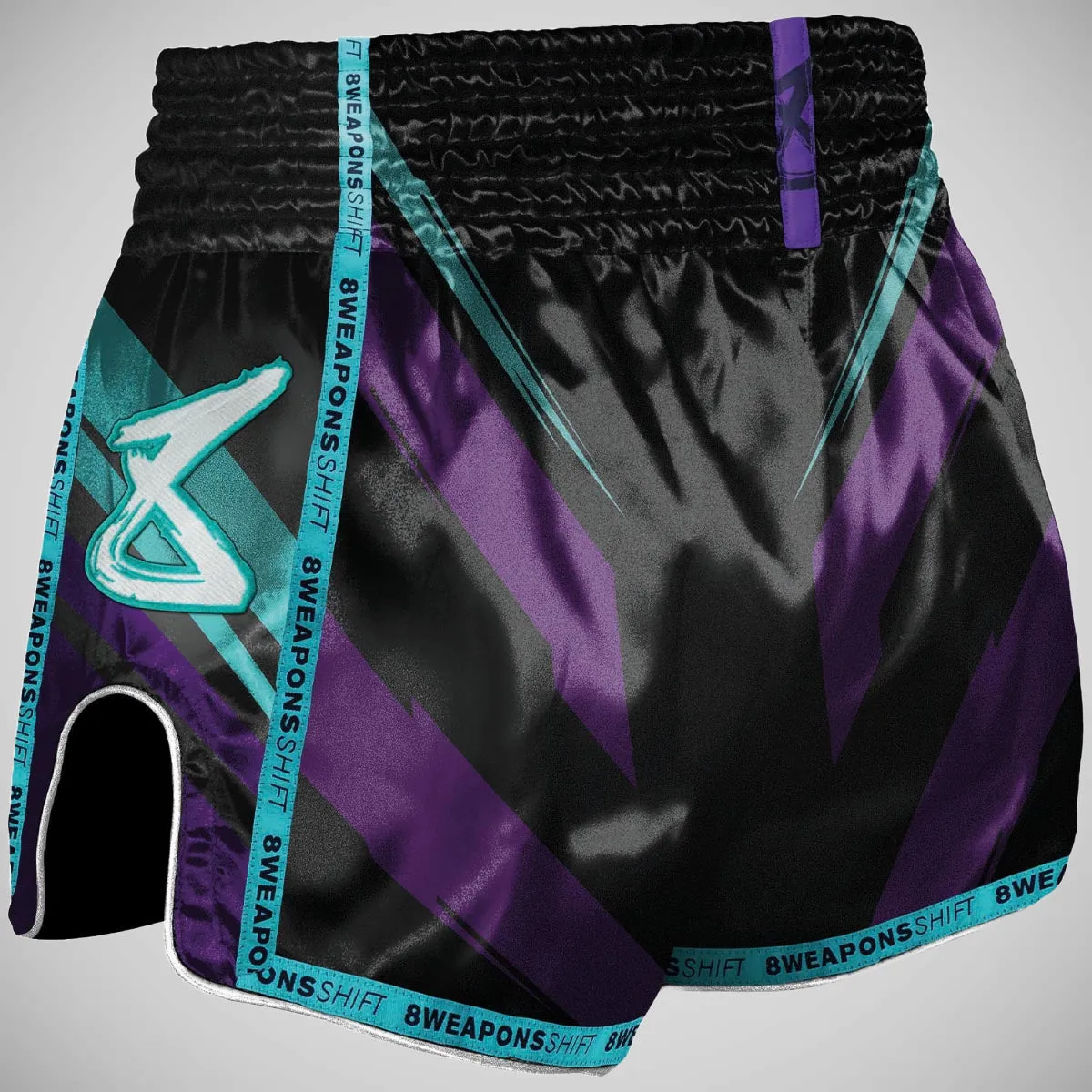 8 Weapons Shift Cyber Muay Thai Shorts Black