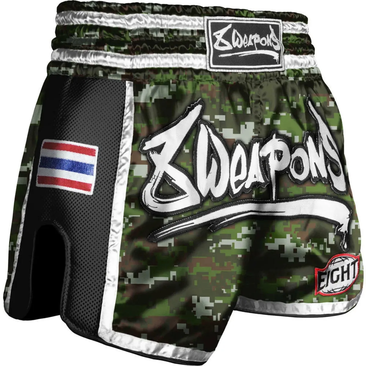 8 Weapons Super Mesh Muay Thai Shorts Camo