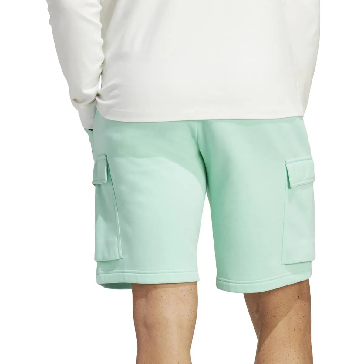 Adidas Mens Fc Fleece Cargo Shorts