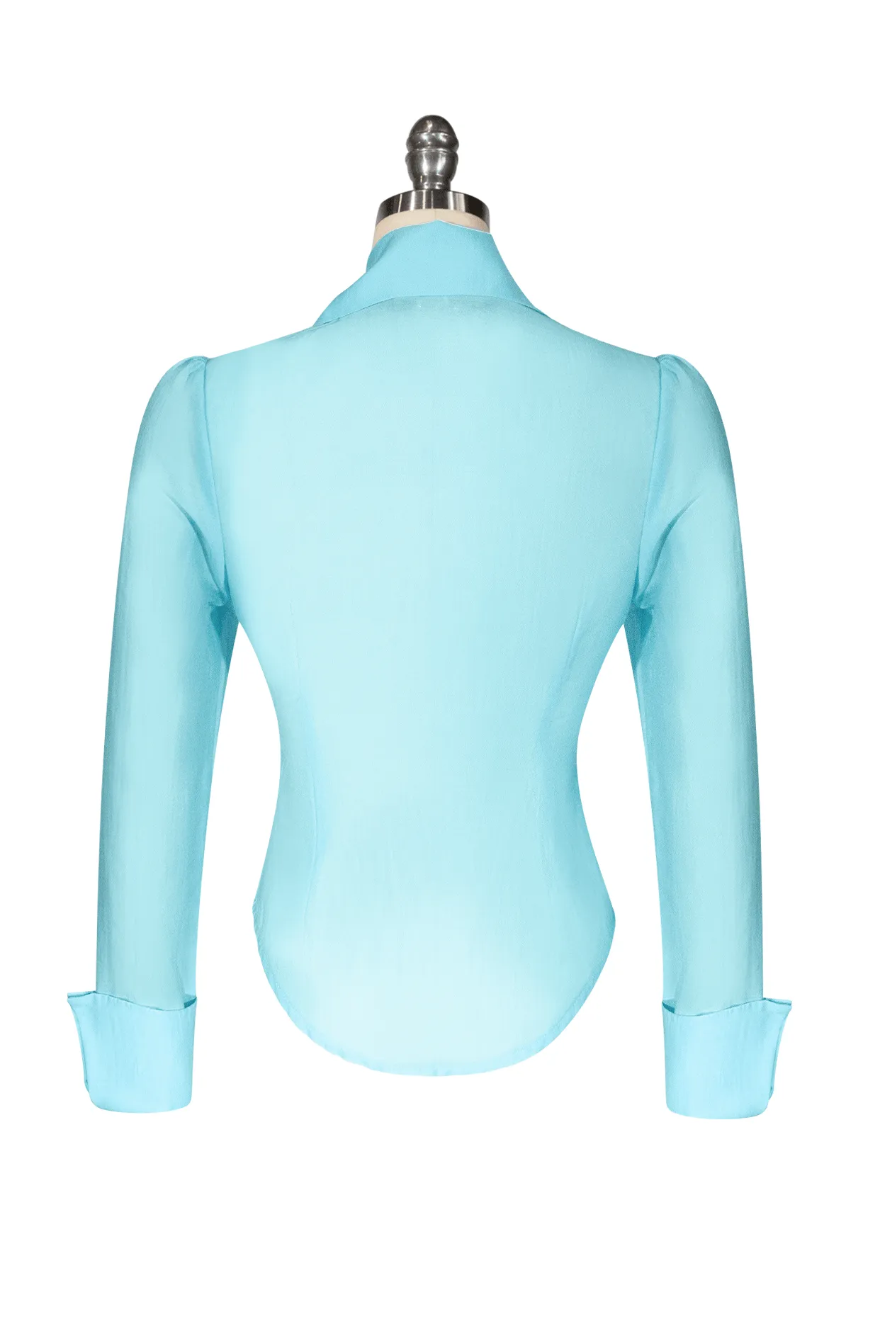 Arabella Wentworth Frill Blouse (Blue)