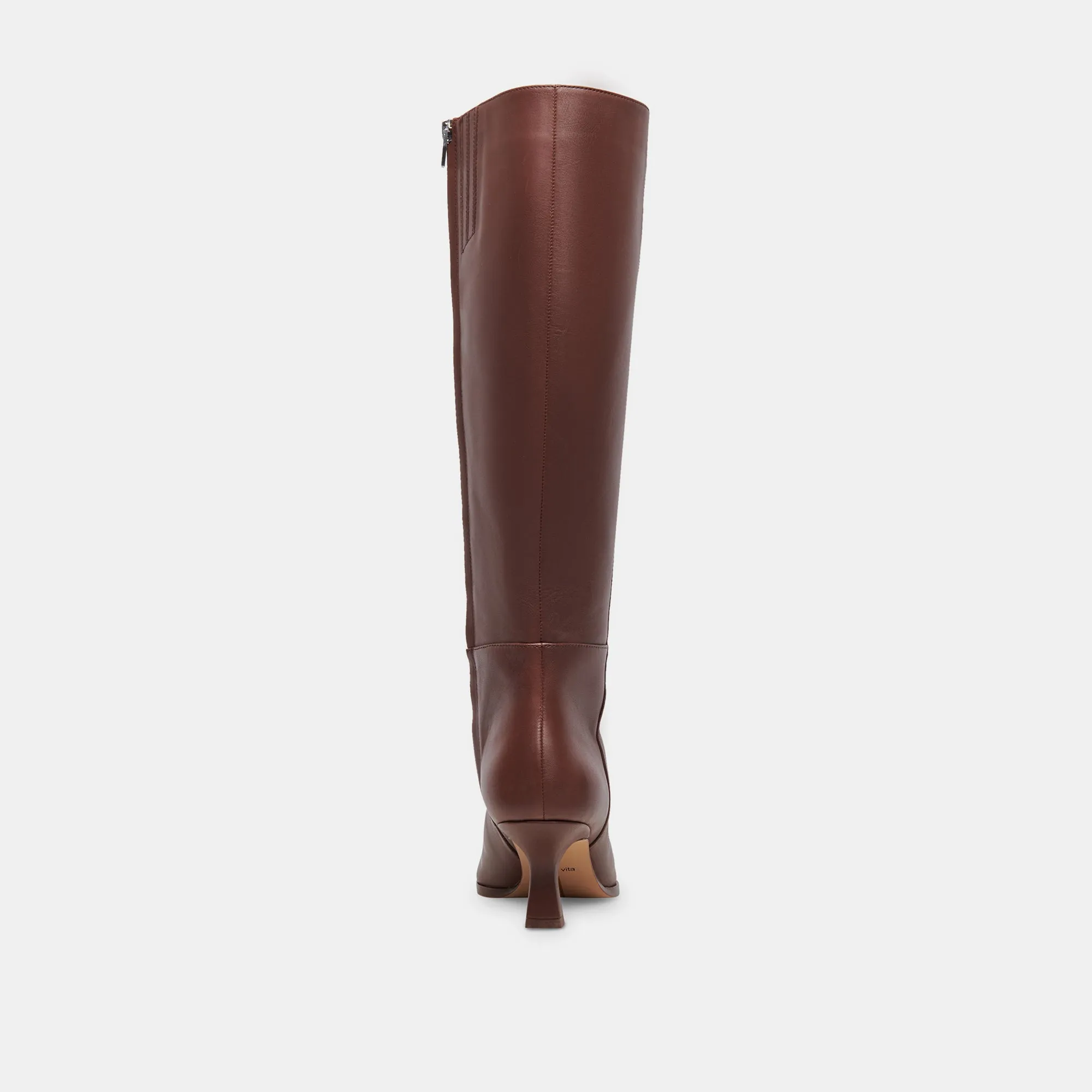 AUGGIE EXTRA WIDE CALF BOOTS CHOCOLATE LEATHER