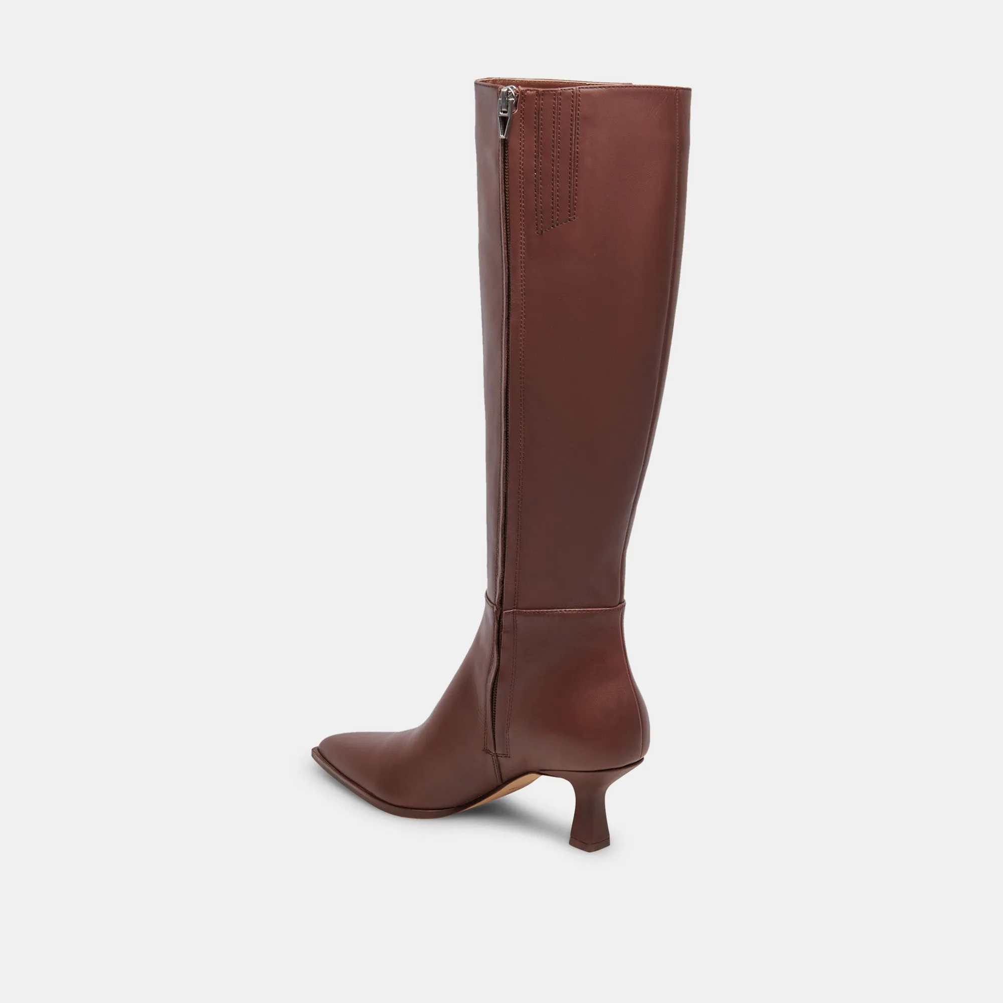 AUGGIE WIDE CALF BOOTS CHOCOLATE LEATHER