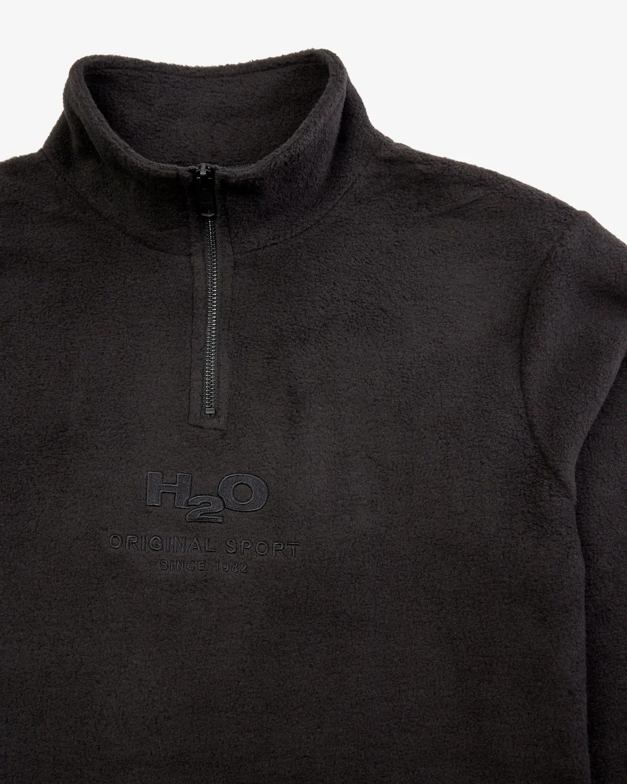 Blåvand 1/2 Zip Fleece - Black