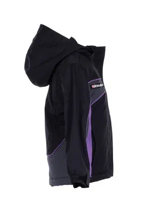 Bullzye Girls Carla Jacket - Black/Purple - B2W5709057