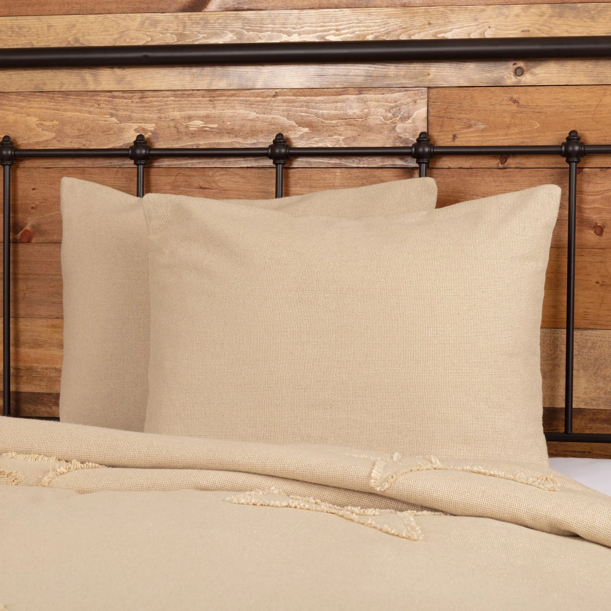 Burlap Vintage Standard Sham 21x27"