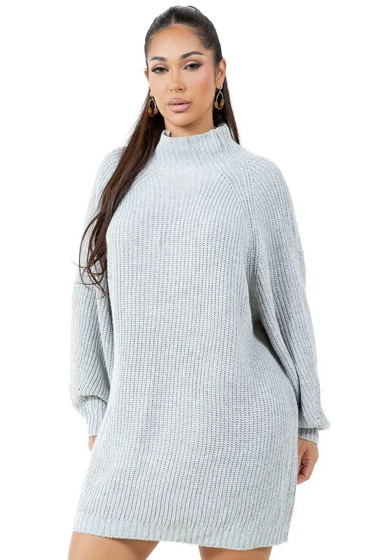 By Claude WOMEN FASHION SWEATER DRESS