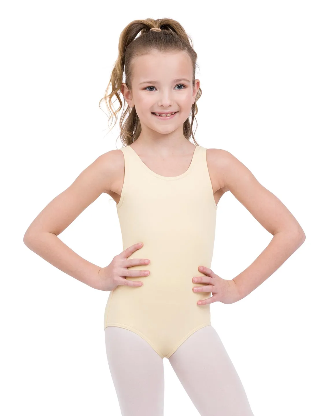 CAPEZIO CC201 Girls High-Neck Tank Leotard