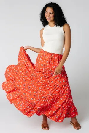 Citrus Sahara Coral Skirt