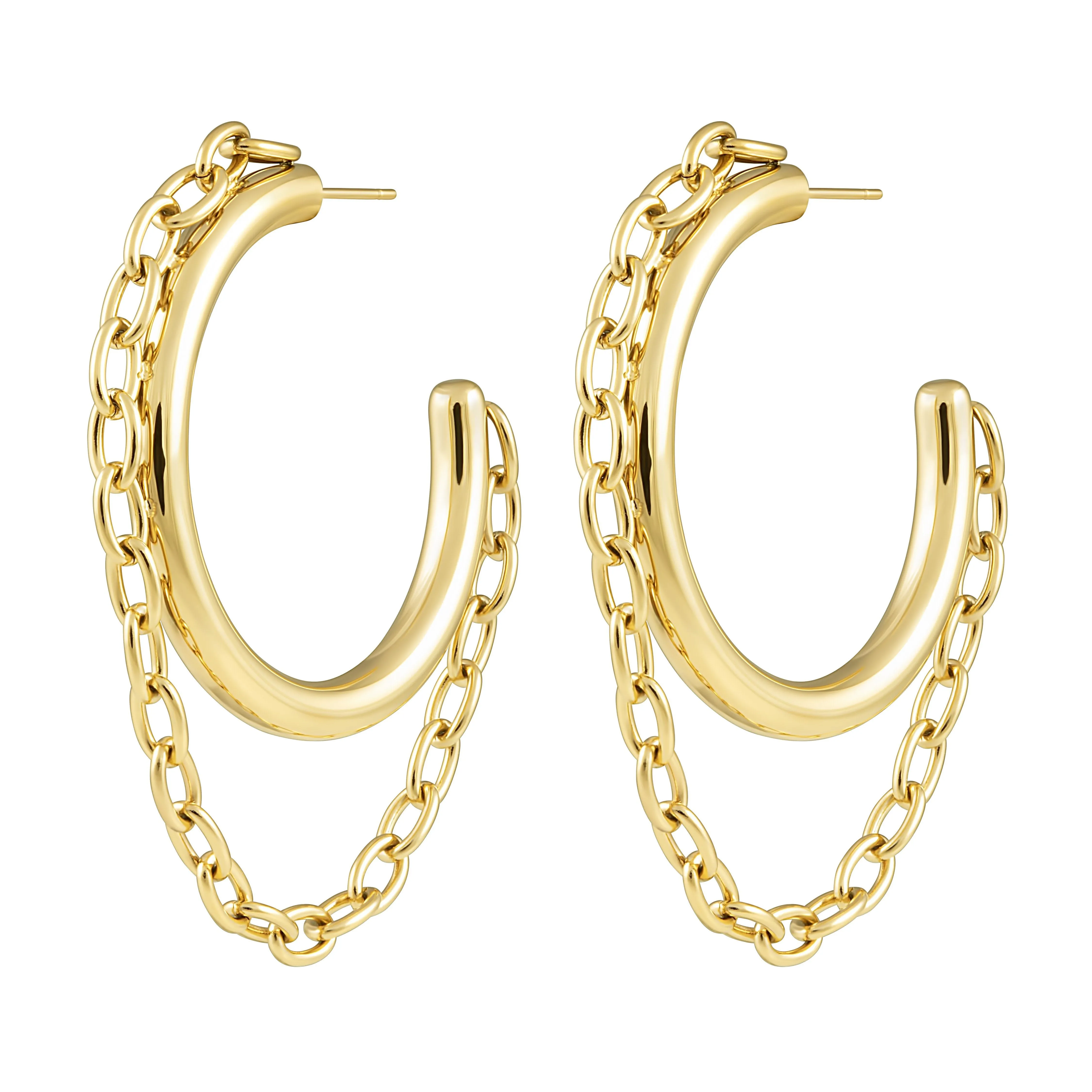 Gianna Chain Hoop