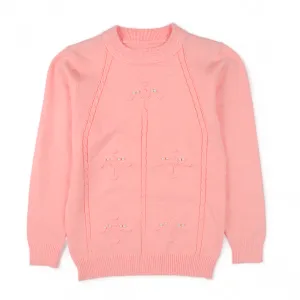 Girls top jersey peach