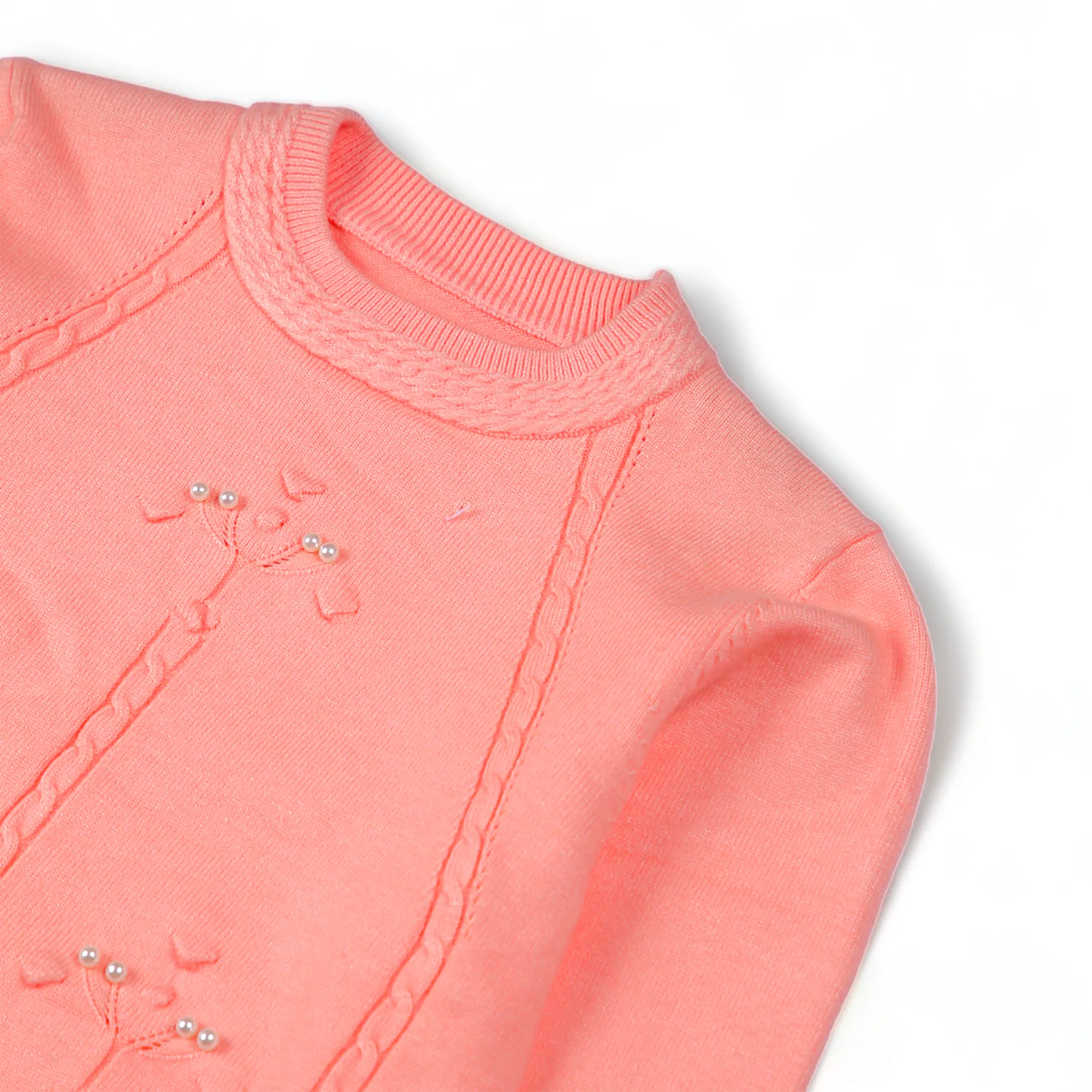 Girls top jersey peach