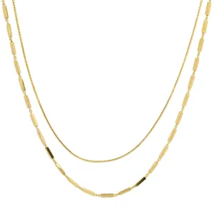 Gold Vermeil Double Chain Necklace