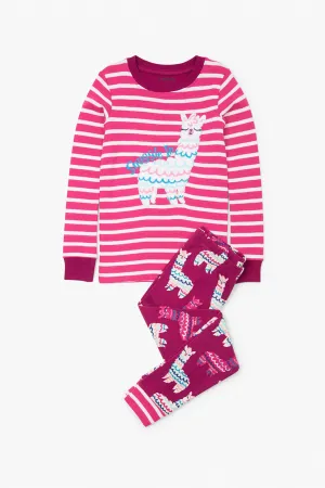 Hatley Adorable Alpacas Girls Pajama Set