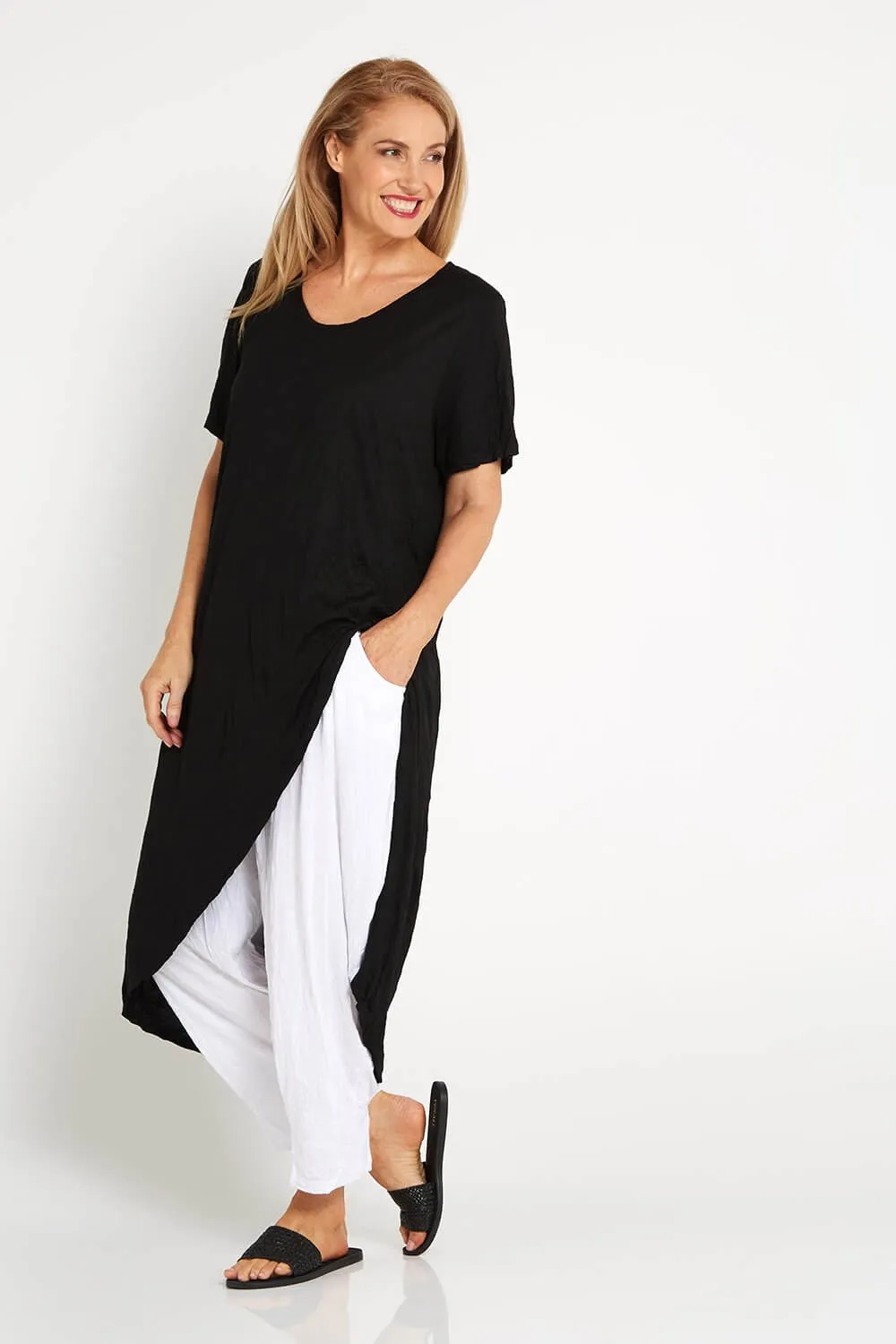 Koda Tunic Top - Black