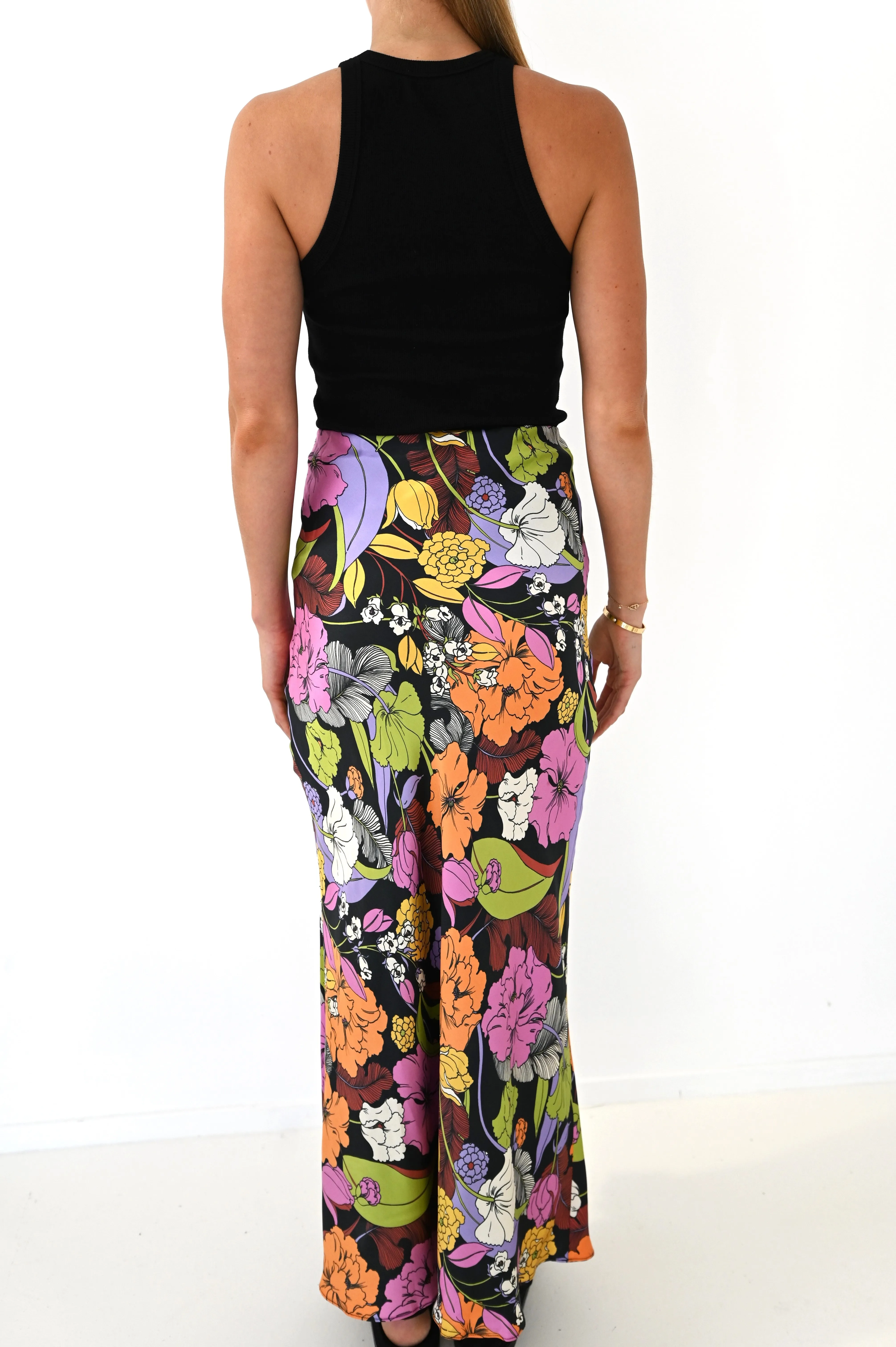 London Long Skirt | Vintage Floral