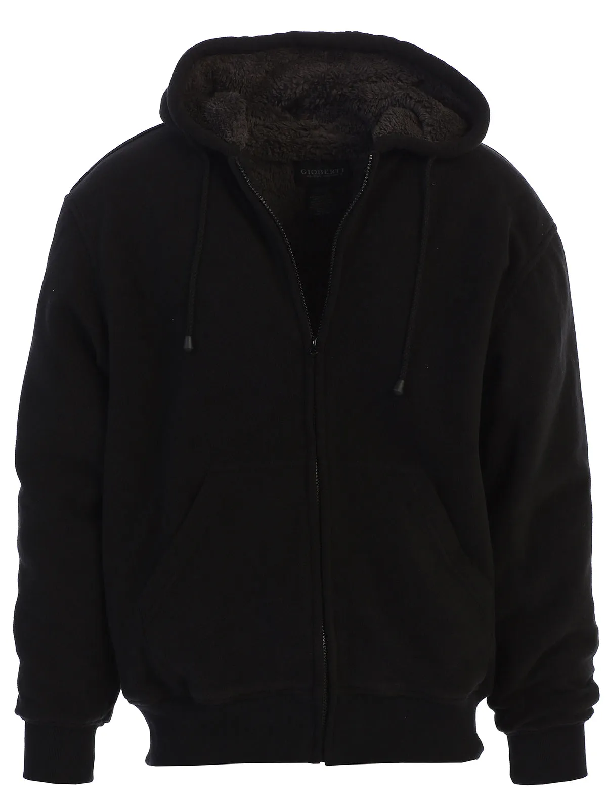 Men's Polar Fleece Hoodie W/ Sherpa Lining