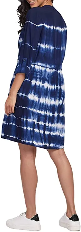 Nautical Tie-dye Dress