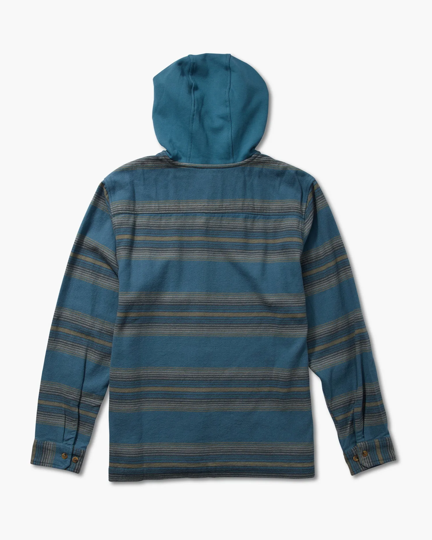 Outback Steel Blue Hood Flannel