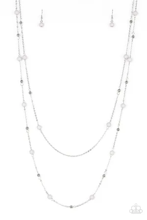 Paparazzi Beach Party Pageant - Silver Necklace