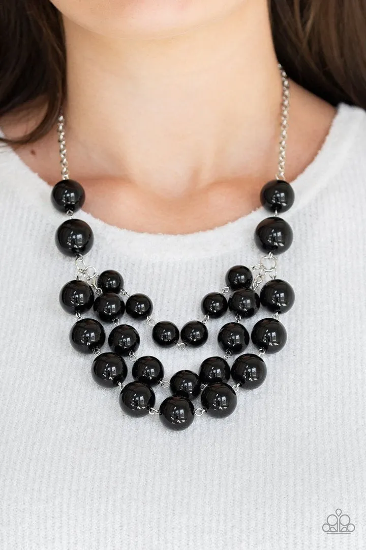 Paparazzi Miss Pop-YOU-larity - Black Necklace