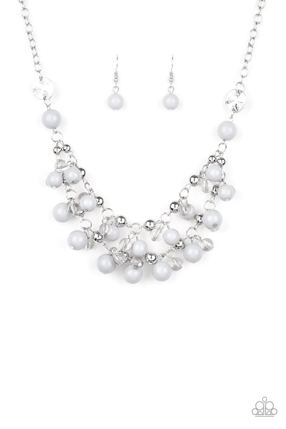 Paparazzi Seaside Soiree - Silver Necklace