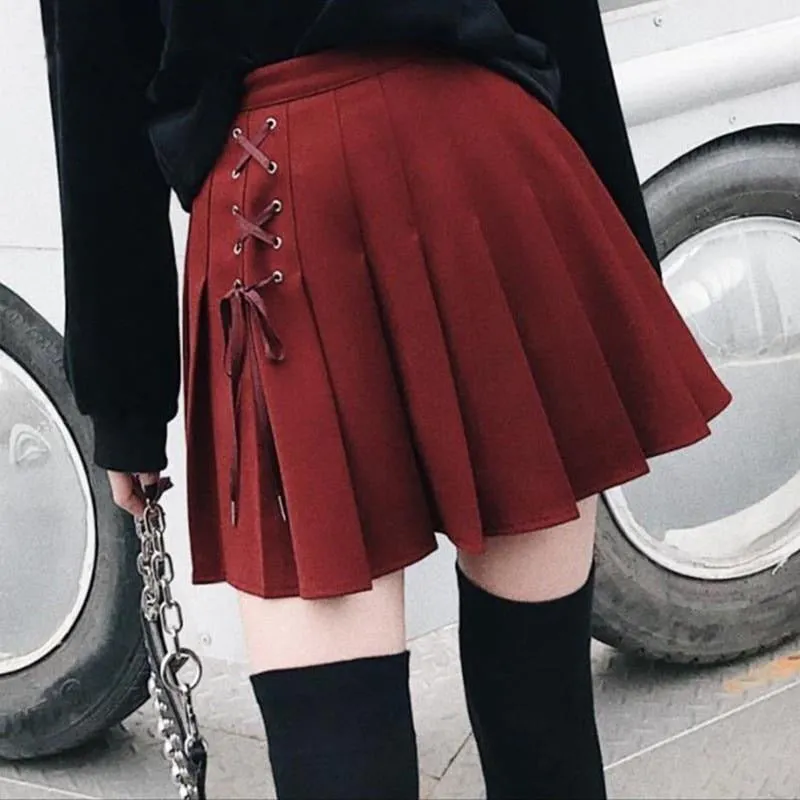 "TIED" SKIRT