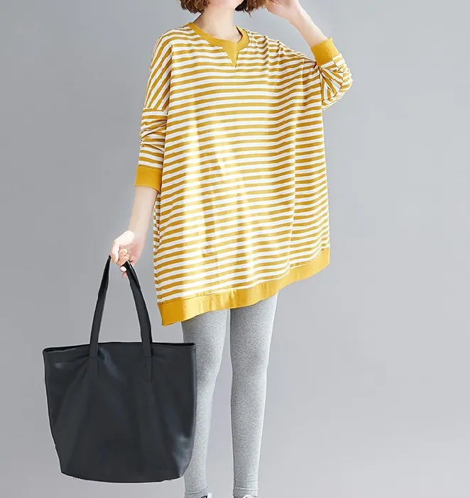 Stripe Dresses Loose Summer Dresses Casual Women Dresses ZRL97213