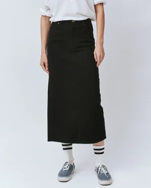 The Column Skirt. -- Black