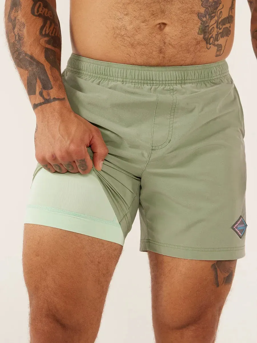 The Marshes 5.5" (Vintage Wash Sport Shorts)