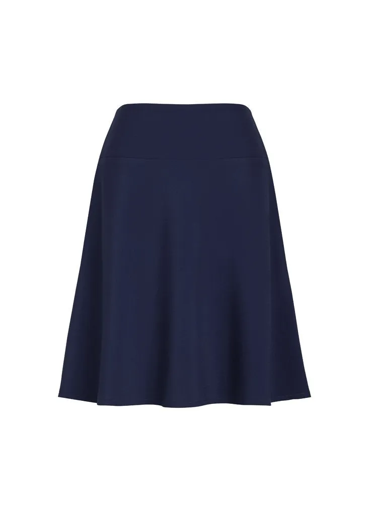 Womens Bandless Flared Skirt