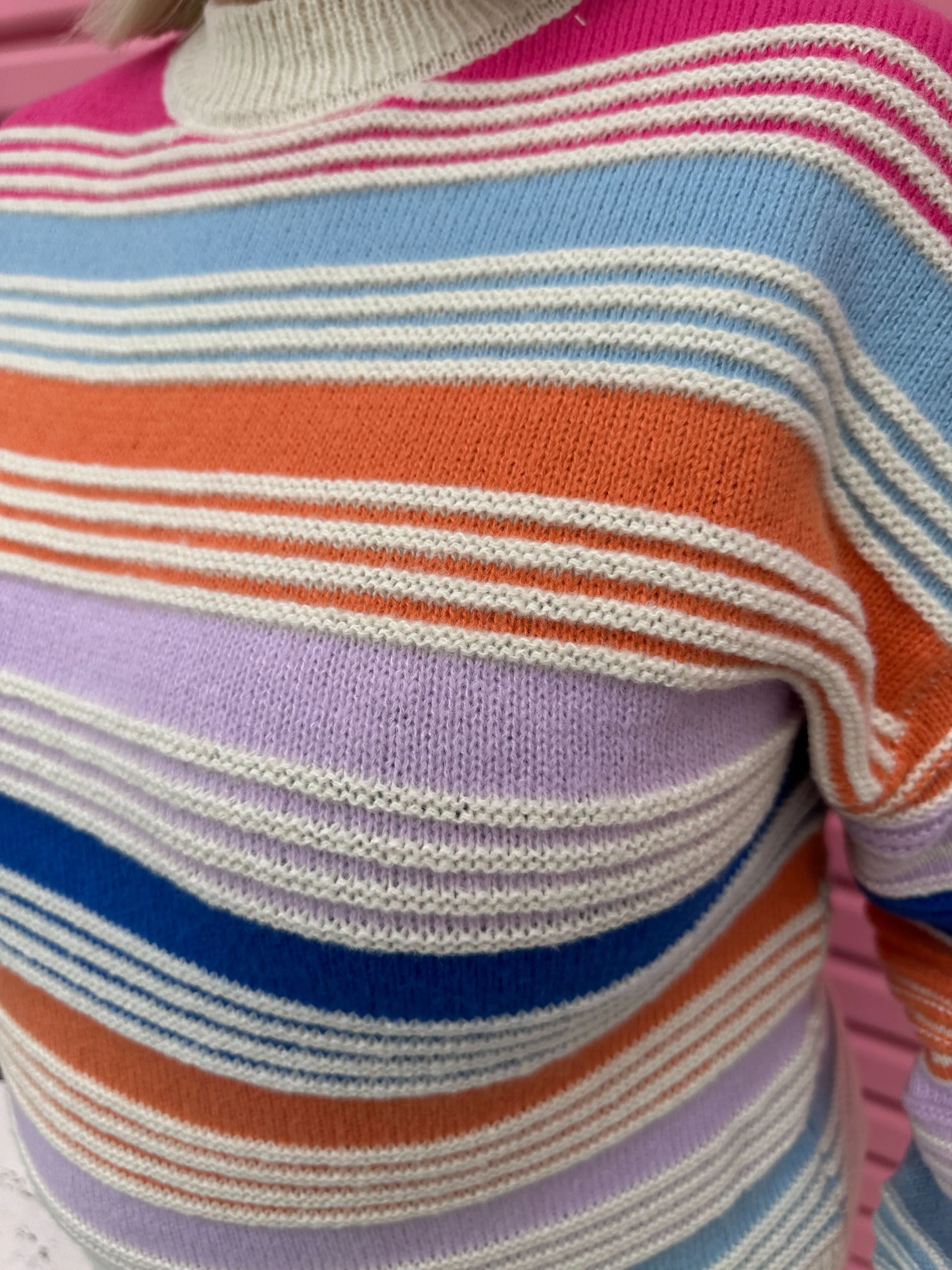 Wool Blend Stripe Jumper by Worthier